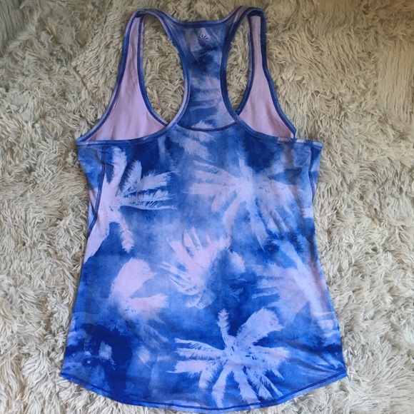 Athleta Sea Palm Chi Racerback Tank - Size M - Picture 3 of 6